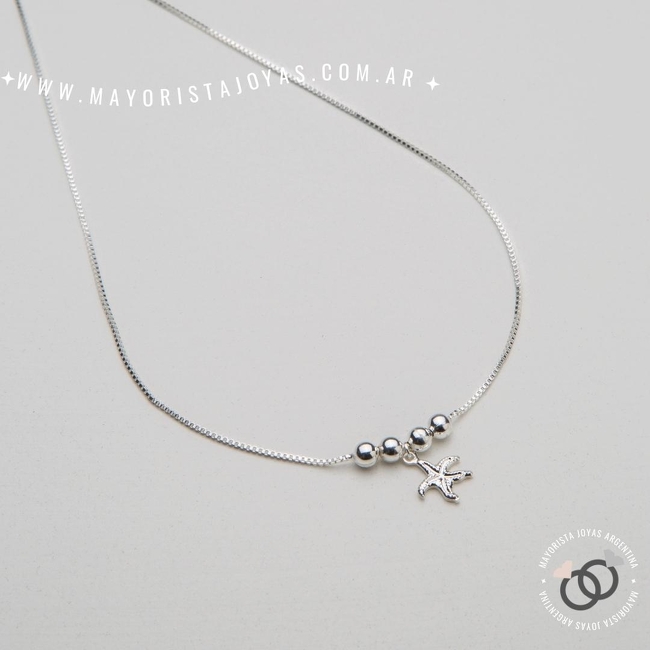 COLLAR PLATA LAMINADA (LPC0020)