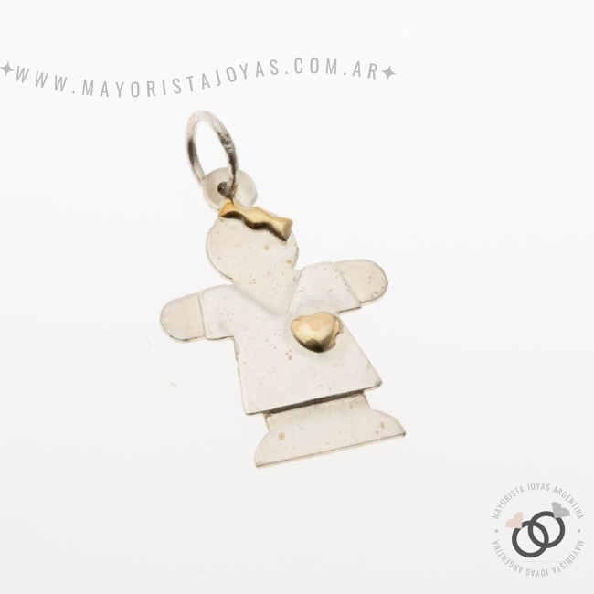 DIJE PLATA Y ORO (POD151)