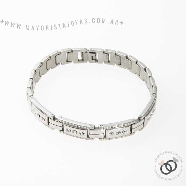 PULSERA ACERO Y ASTERISMO (BAP084)