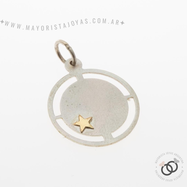 DIJE PLATA Y ORO (POD170)