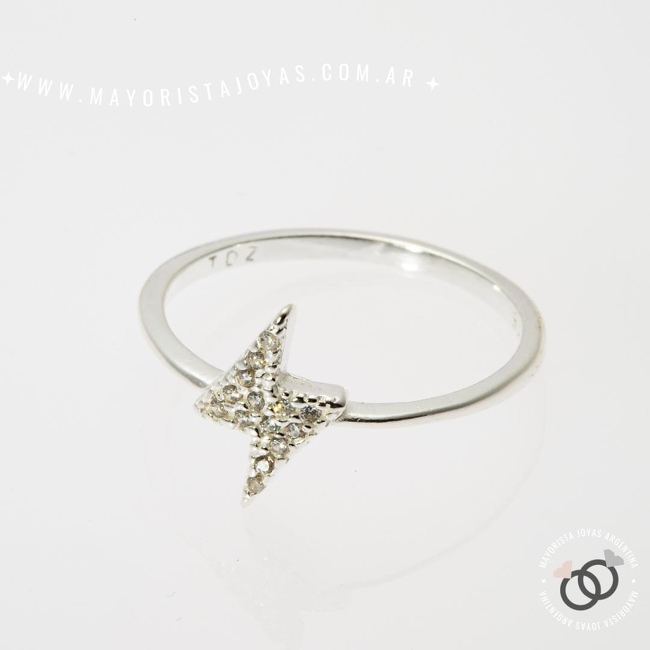 ANILLO PLATA Y CUBIC (PAC0299)