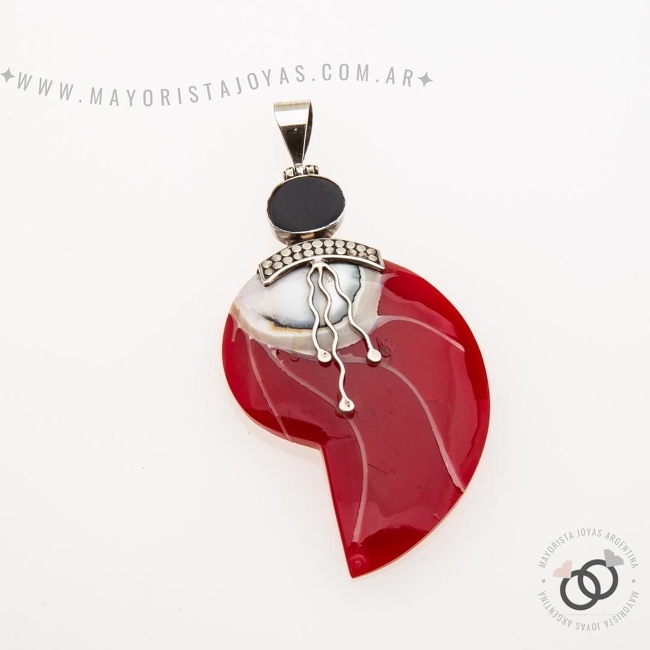 DIJE PLATA Y PIEDRA (PPD205)