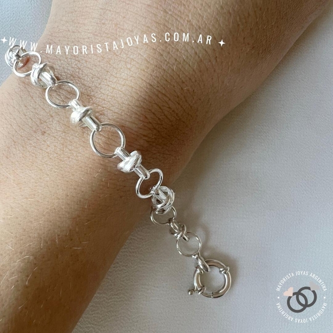 PULSERA PLATA LISA (PBL0196)