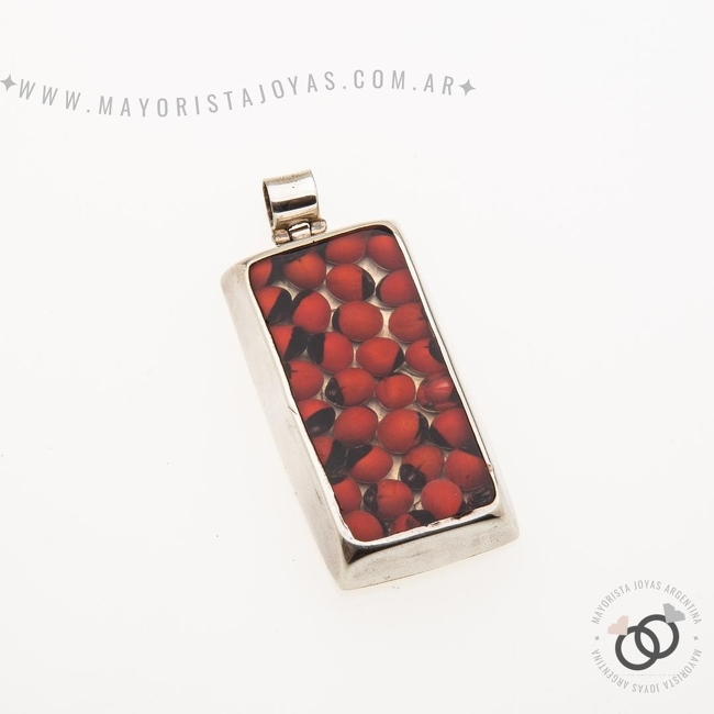 DIJE PLATA Y PIEDRA(PPD195)