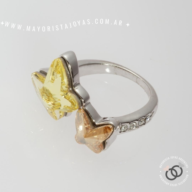 ANILLO CON  CRISTAL (MAN090A)