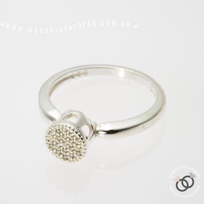 ANILLO PLATA Y CUBIC (PAC0307)