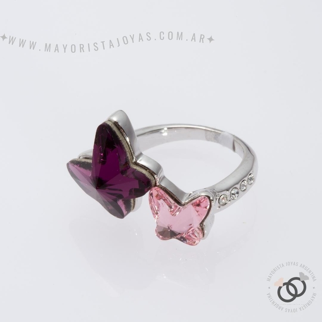 ANILLO CON  CRISTAL (MAN090V)