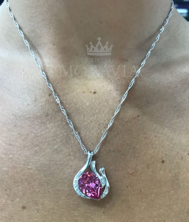 Colgante con Cristal (MCO058R)