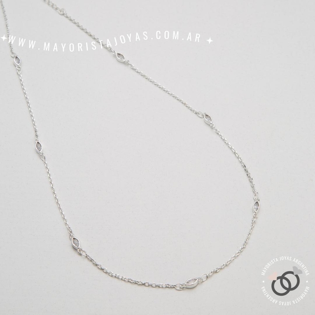 COLLAR PLATA LAMINADA (LPC0027)