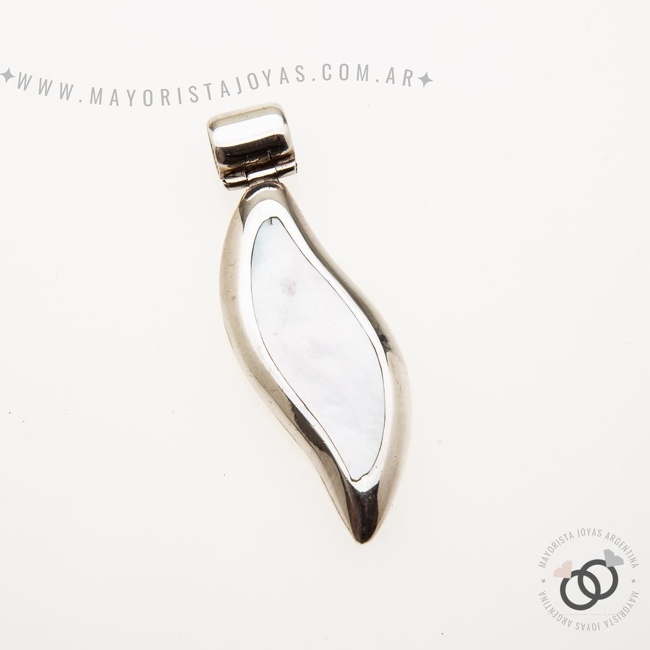 DIJE PLATA Y PIEDRA (PPD182)