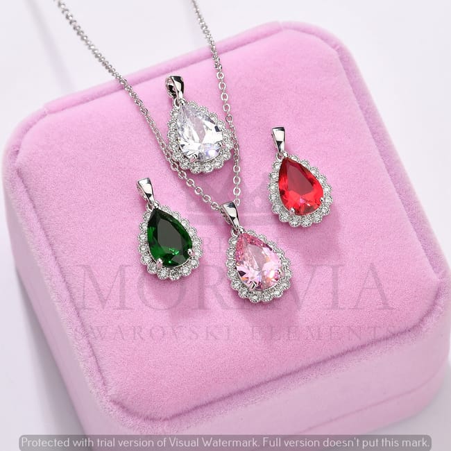 DIJE CON CRISTAL ROSA(3362)