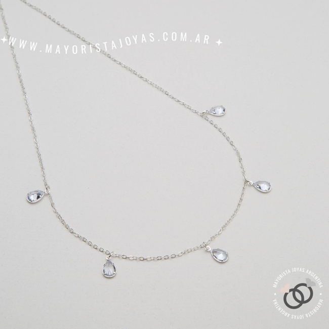 COLLAR PLATA LAMINADA (LPC0025)