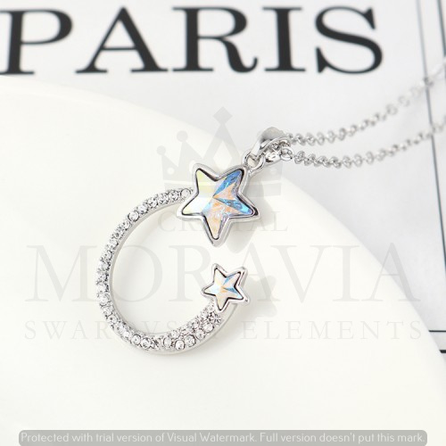 Colgante con Cristal (MCO091B)