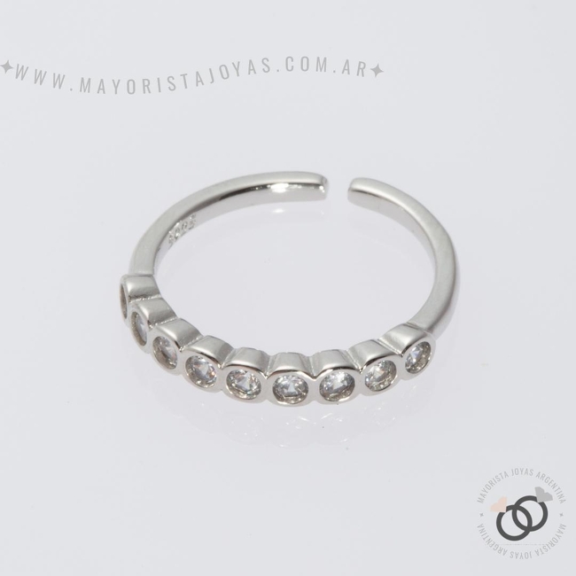 ANILLO CON  CRISTAL (MAN095)