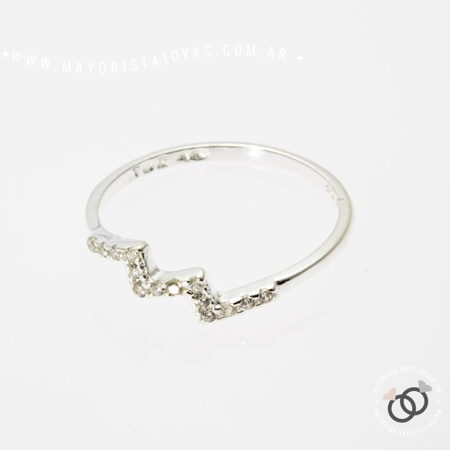 ANILLO PLATA Y CUBIC (PAC0288)