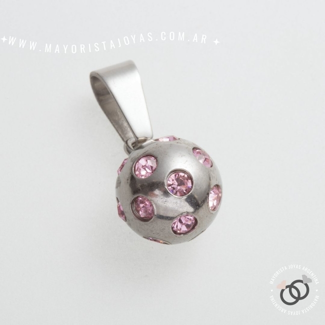 DIJE ACERO PIEDRA  (DAP199)