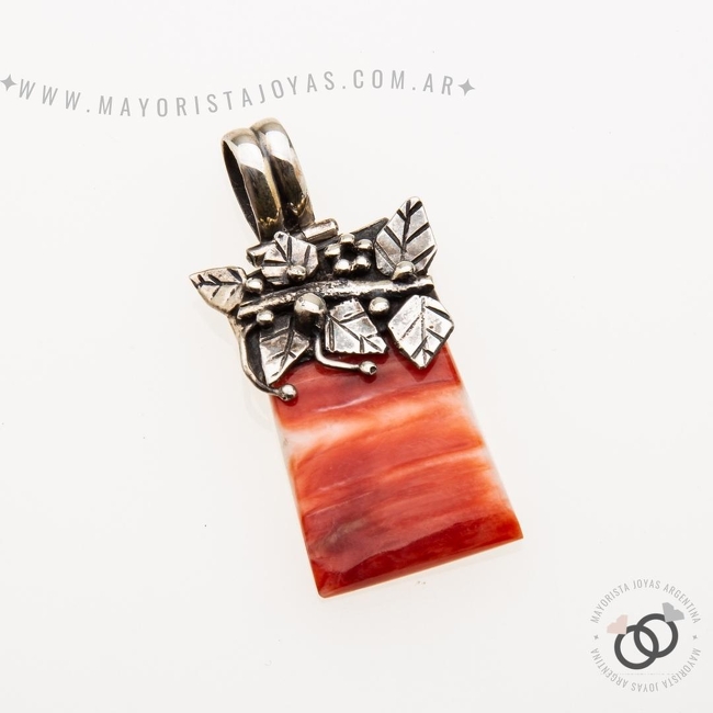 DIJE PLATA Y PIEDRA (PPD189)