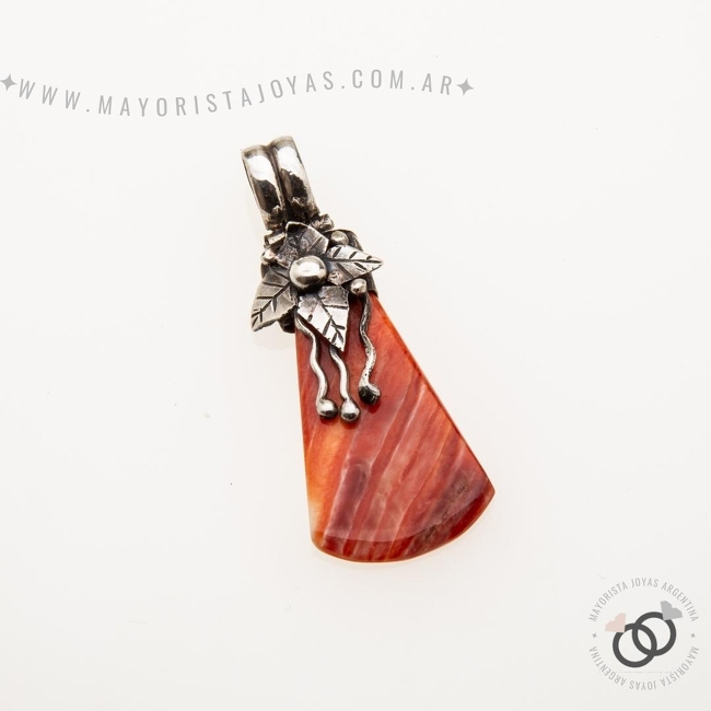 DIJE PLATA Y PIEDRA (PPD192)