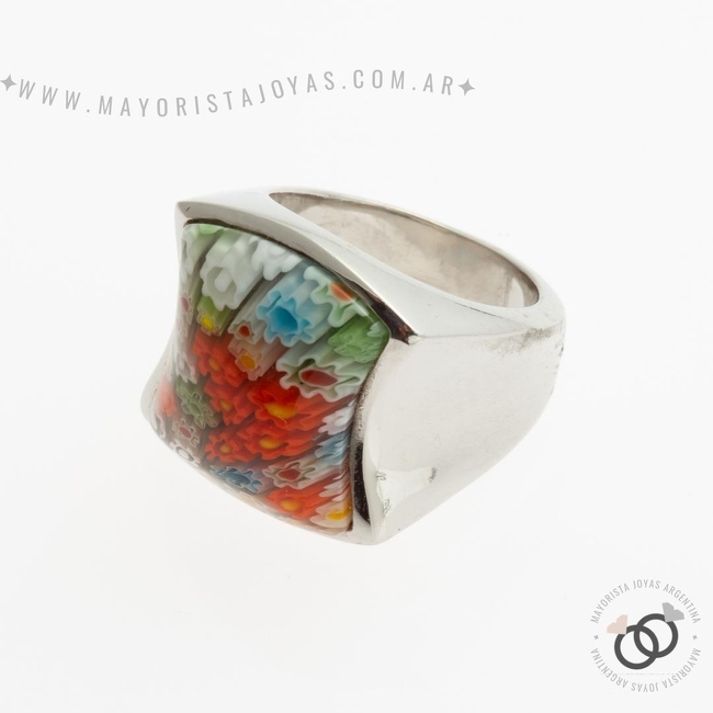 ANILLOS DE ACERO Y PIEDRA (AAP089)