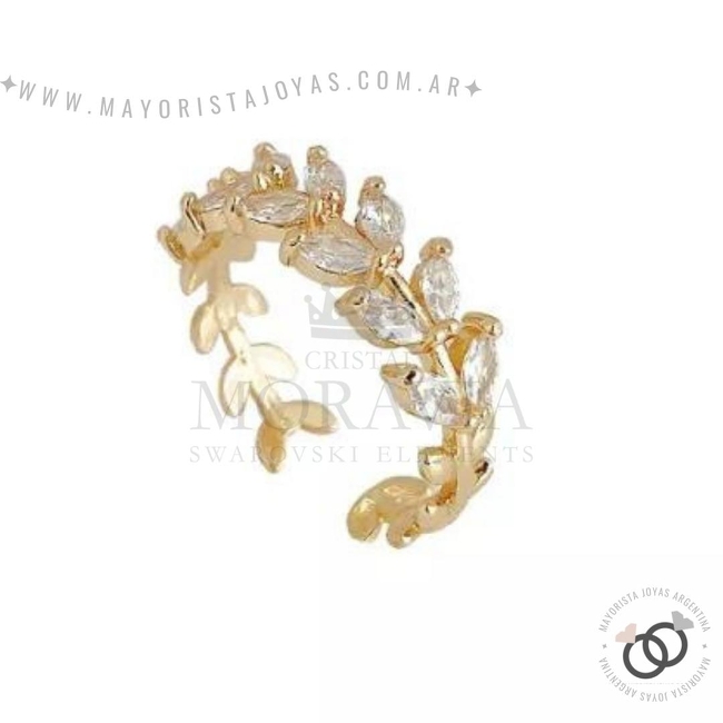 ANILLO CON  CRISTAL (MAN070)