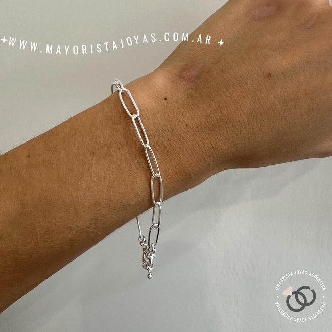 PULSERA PLATA LAMINADA (LPP0044) - Image 2