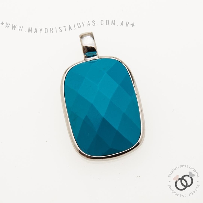 DIJE PLATA Y PIEDRA (PPD197)