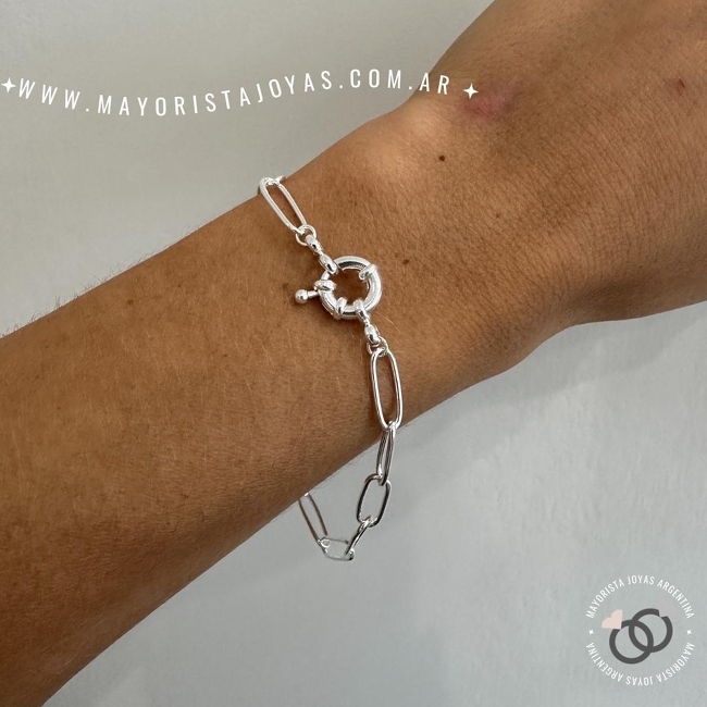 PULSERA PLATA LAMINADA (LPP0044)