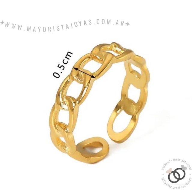 ANILLO ACERO LISO (AAL0138)