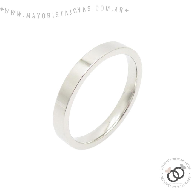 ANILLO ACERO LISO (AAL0114)