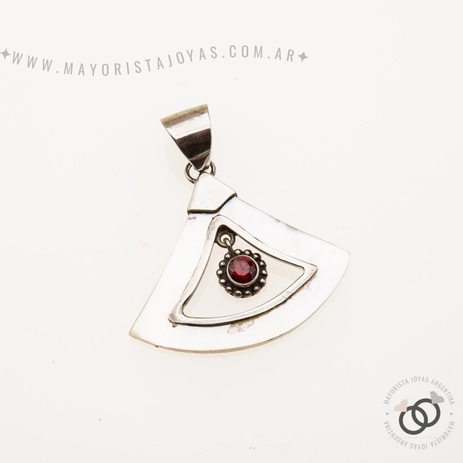 DIJE PLATA Y PIEDRA (PPD169)