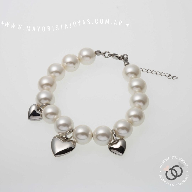 PULSERA CON CRISTALES Y ASTERISMOS (BAP088)