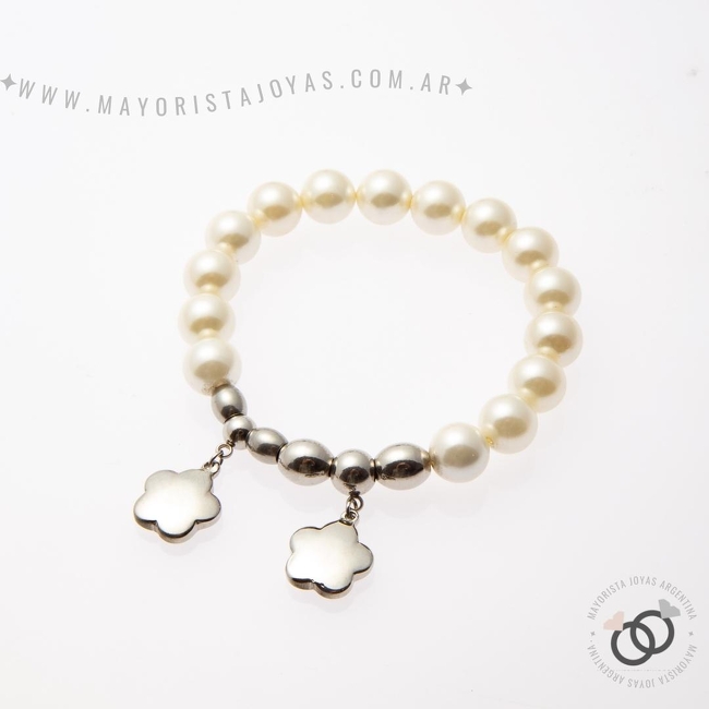 PULSERA ACERO ELASTIZADA (BAE009)