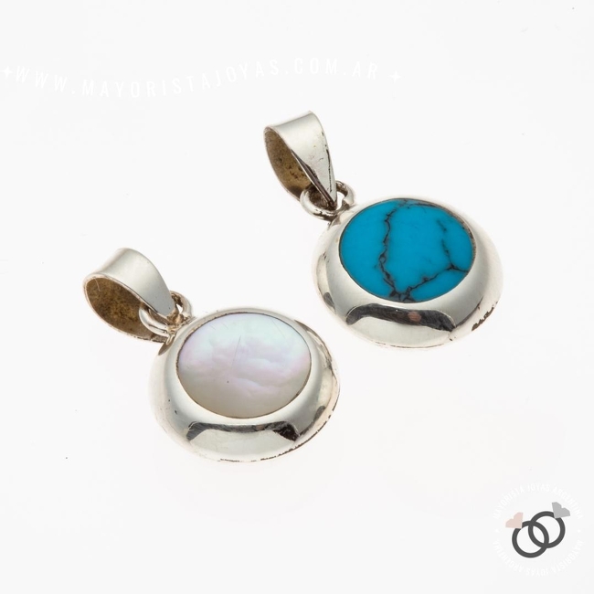 DIJE PLATA Y PIEDRA (PPD231TO)