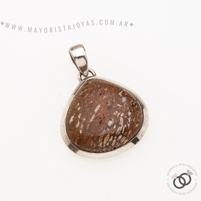 DIJE PLATA Y PIEDRA (PPD181)