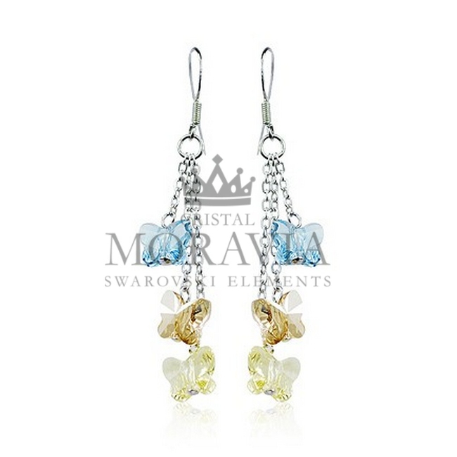 Pendiente con Cristal (MPC0266) PLATA 925