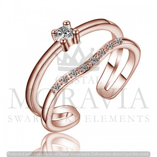 ANILLO CON  CRISTAL (MAN0001R)