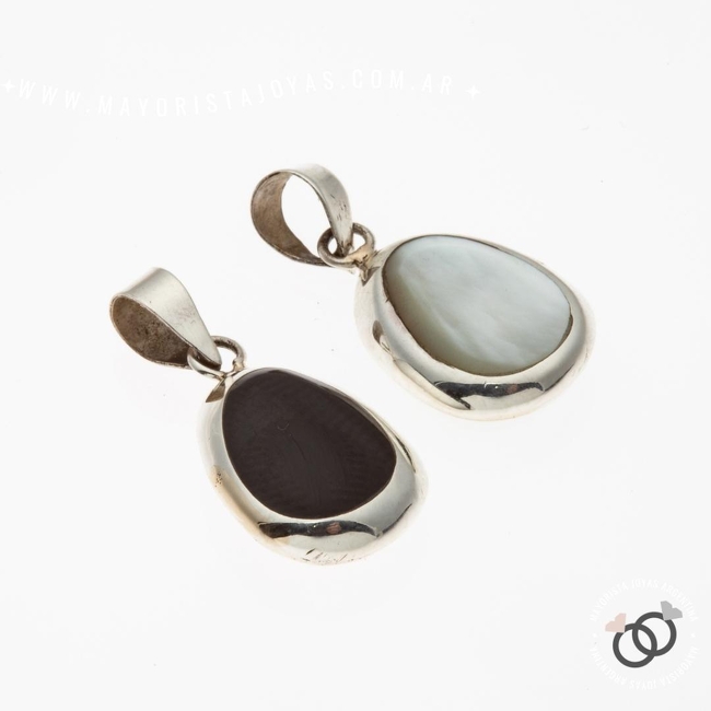 DIJE PLATA Y PIEDRA (PPD230O)