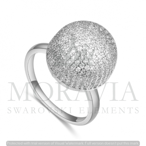 ANILLO CON  CRISTAL (MAN0004)