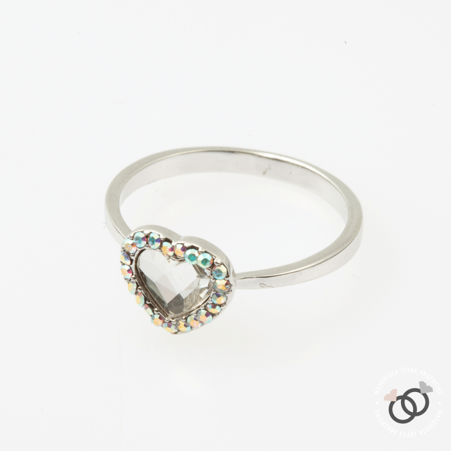ANILLO CON  CRISTAL (MAN0012)