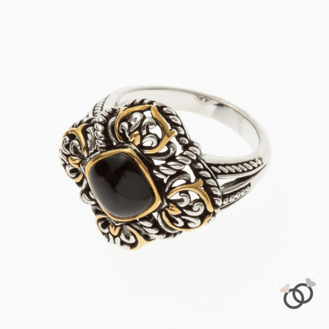 ANILLO CON  CRISTAL (MAN013)