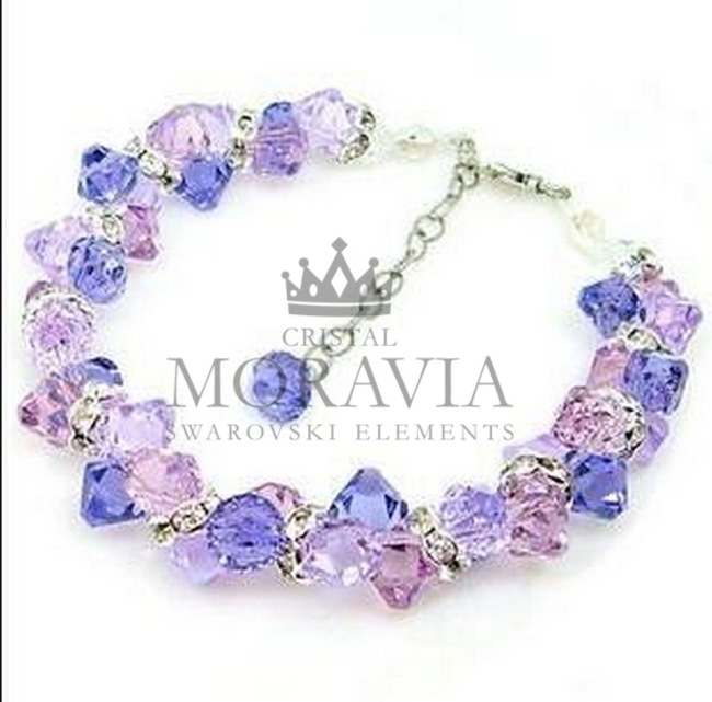 Pulsera con cristal (MPU101VI)