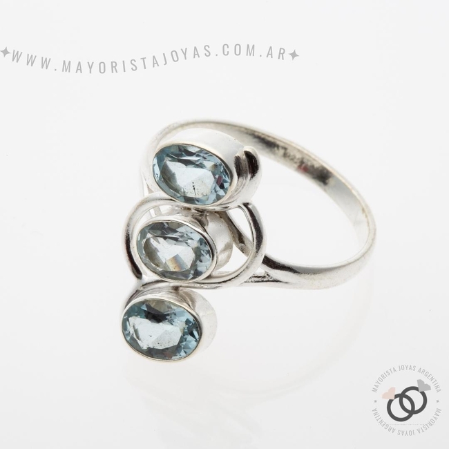 ANILLO PLATA Y PIEDRA (PAP341AM)