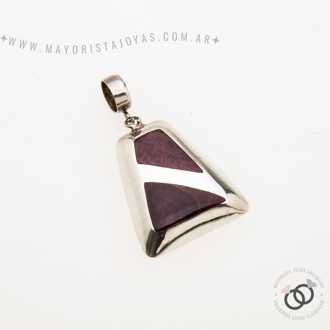 DIJE PLATA Y PIEDRA (PPD160)