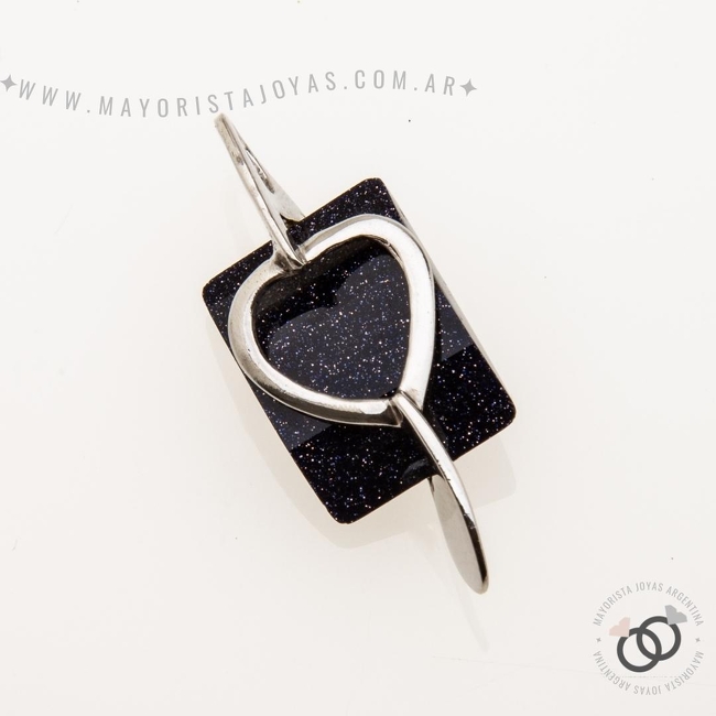 DIJE PLATA Y PIEDRA (PPD162)