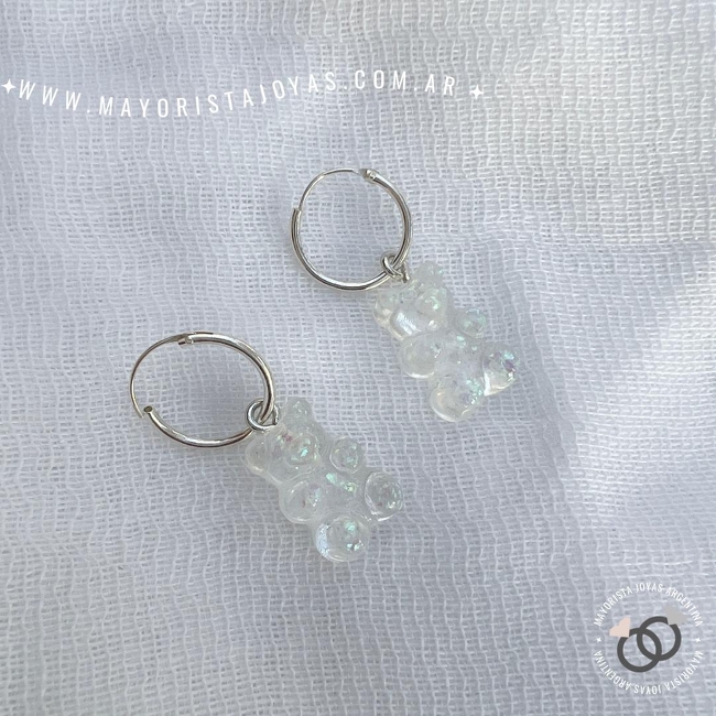 AROS PLATA LISA OSITOS (PHD0230)