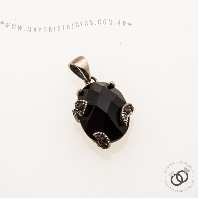 DIJE PLATA Y PIEDRA (PPD164)