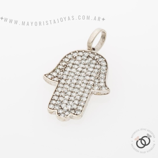 DIJE PLATA Y CUBIC (PDC136)