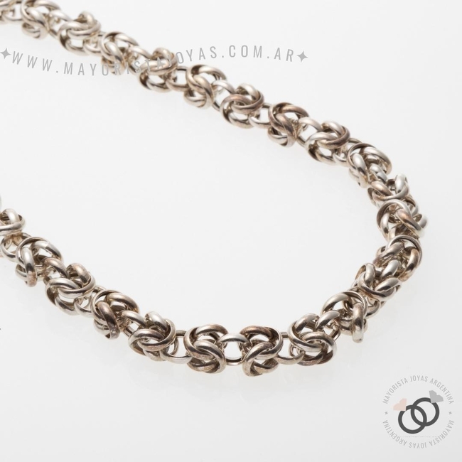 CADENA PLATA ROLÓ 45CM (PCI0068)