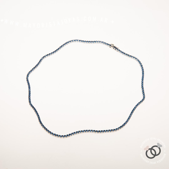 COLLAR PLATA 925 Y CUBIC (PCC0097)