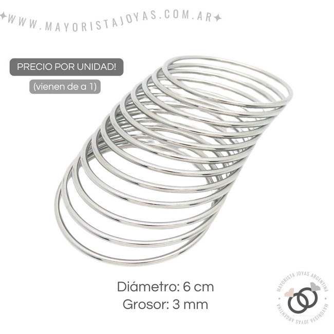 PULSERA DE ACERO RIGIDA (BAR0036)